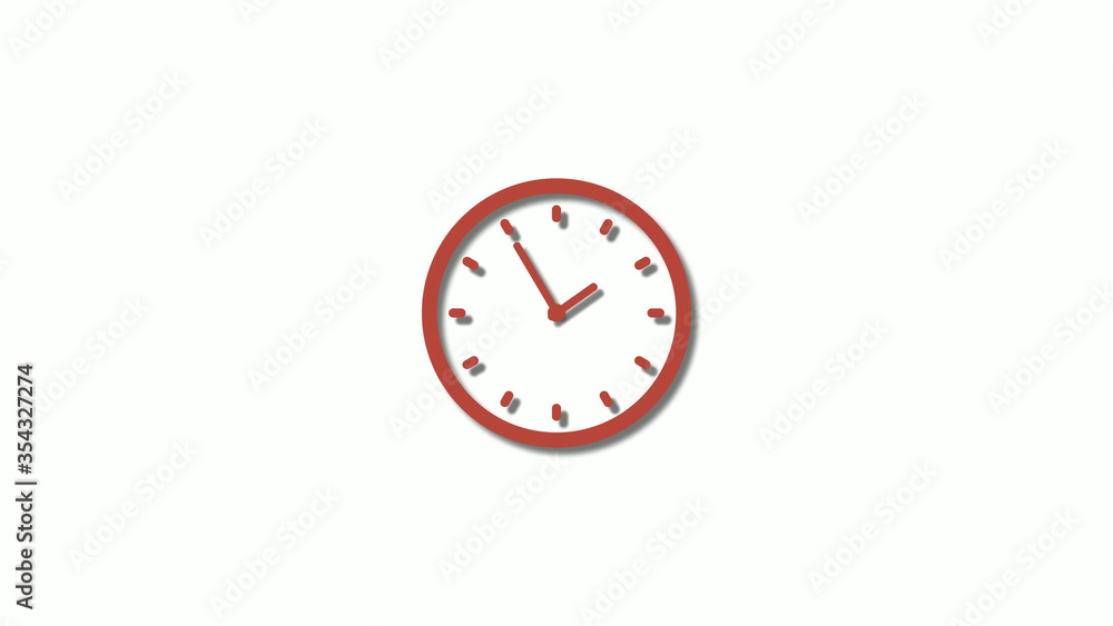New red dark 3d clock icon,counting down clock icon,12 clock icon New red dark 3d clock icon,counting down clock icon,12 clock icon