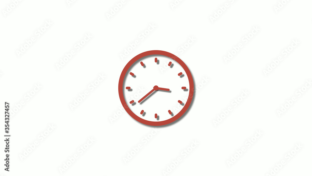 New red dark 3d clock icon,counting down clock icon,12 clock icon New red dark 3d clock icon,counting down clock icon,12 clock icon