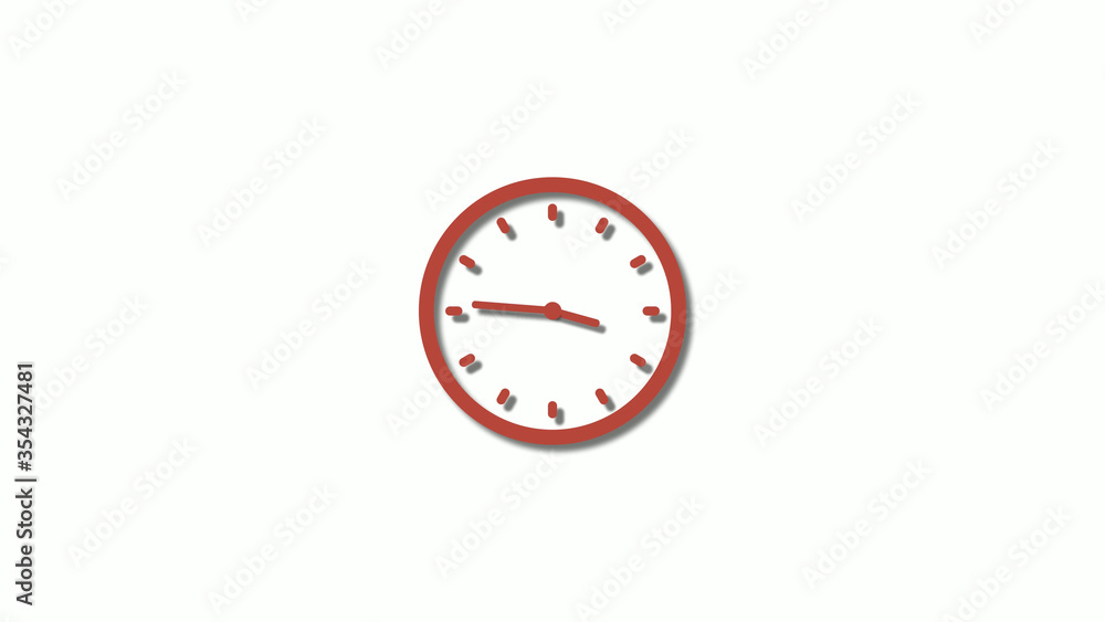 New red dark 3d clock icon,counting down clock icon,12 clock icon New red dark 3d clock icon,counting down clock icon,12 clock icon