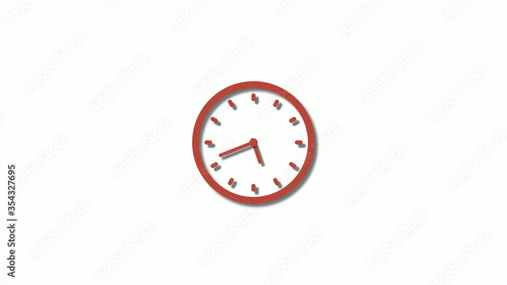 New red dark 3d clock icon,counting down clock icon,12 clock icon New red dark 3d clock icon,counting down clock icon,12 clock icon