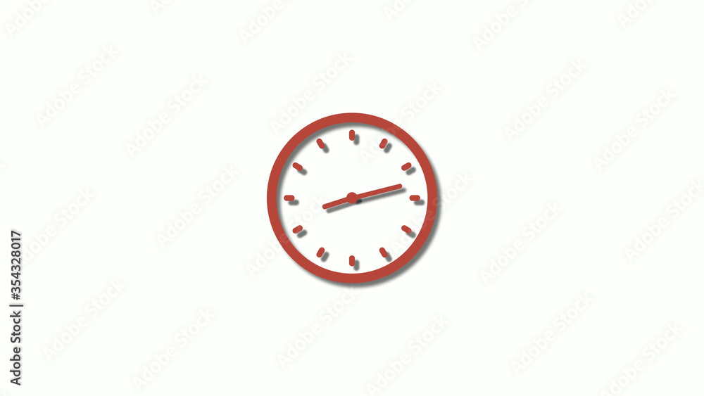 New red dark 3d clock icon,counting down clock icon,12 clock icon New red dark 3d clock icon,counting down clock icon,12 clock icon