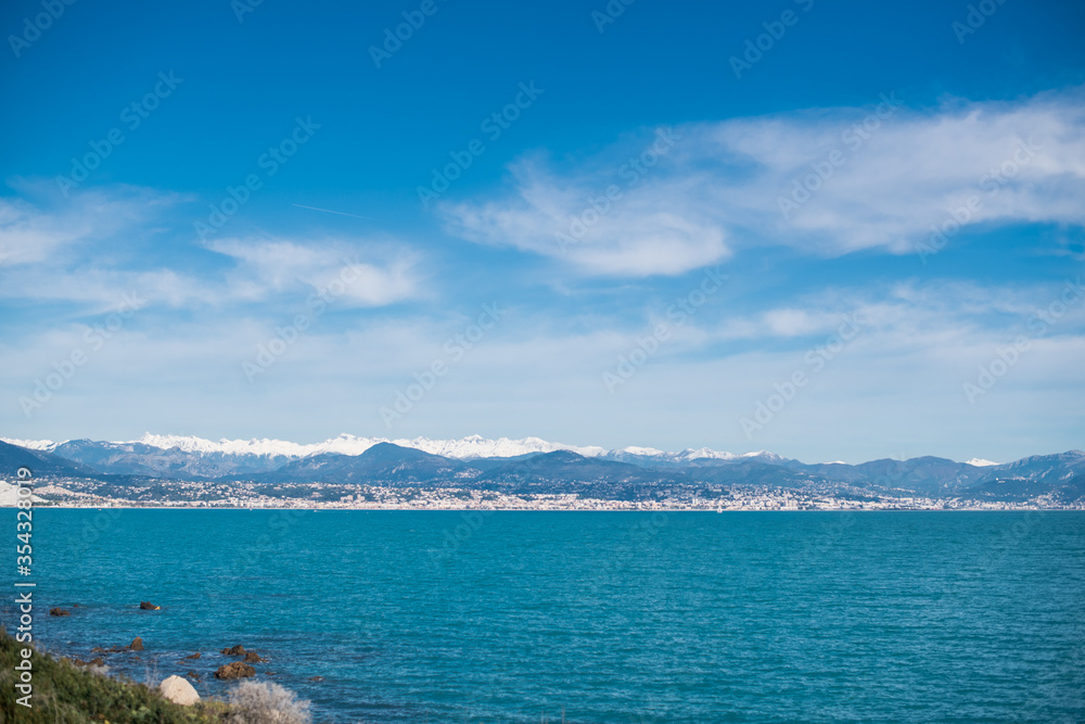 Fototapeta premium French Riveria Mediterran Sea Coastline