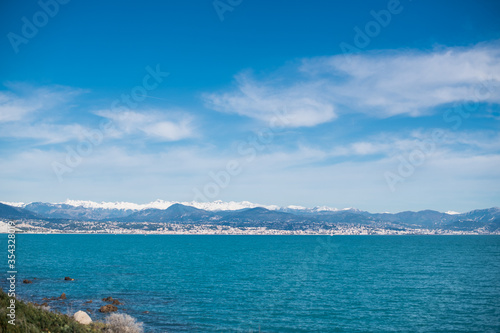 French Riveria Mediterran Sea Coastline