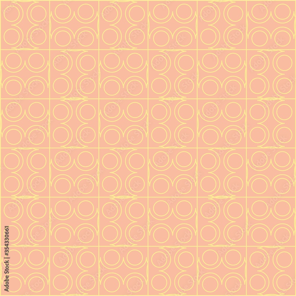 Beautiful of Colorful Circle with Lines, Repeated, Abstract, Illustrator Pattern Wallpaper. Image for Printing on Paper, Wallpaper or Background, Covers, Fabrics Beautiful of Colorful Circle with Lines, Repeated, Abstract, Illustrator Pattern Wallpaper. Image for Printing on Paper, Wallpaper or Background, Covers, Fabrics