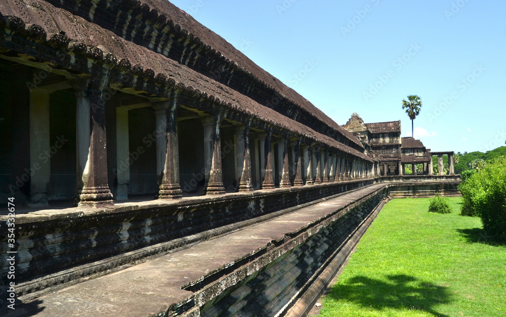 Angkorwat temple history in siemreap outdoors at bayon cambodia Angkorwat temple history in siemreap outdoors at bayon cambodia