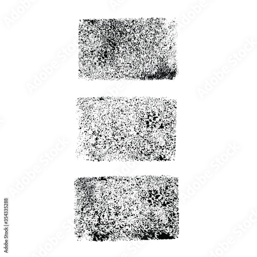 Sponge textures. Paint stamps vector elements. Design, decor, grunge textures