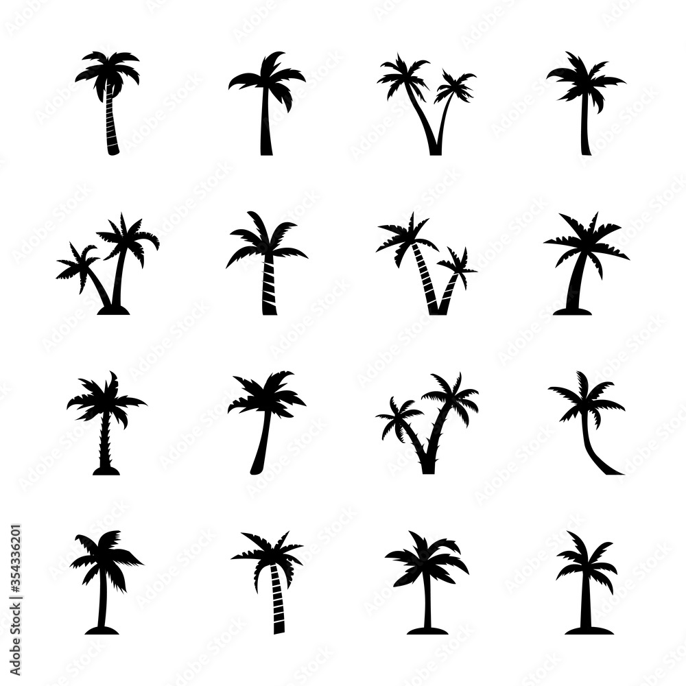 Palm Tree Outline