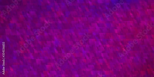 Light Pink, Blue vector template with lines, triangles.