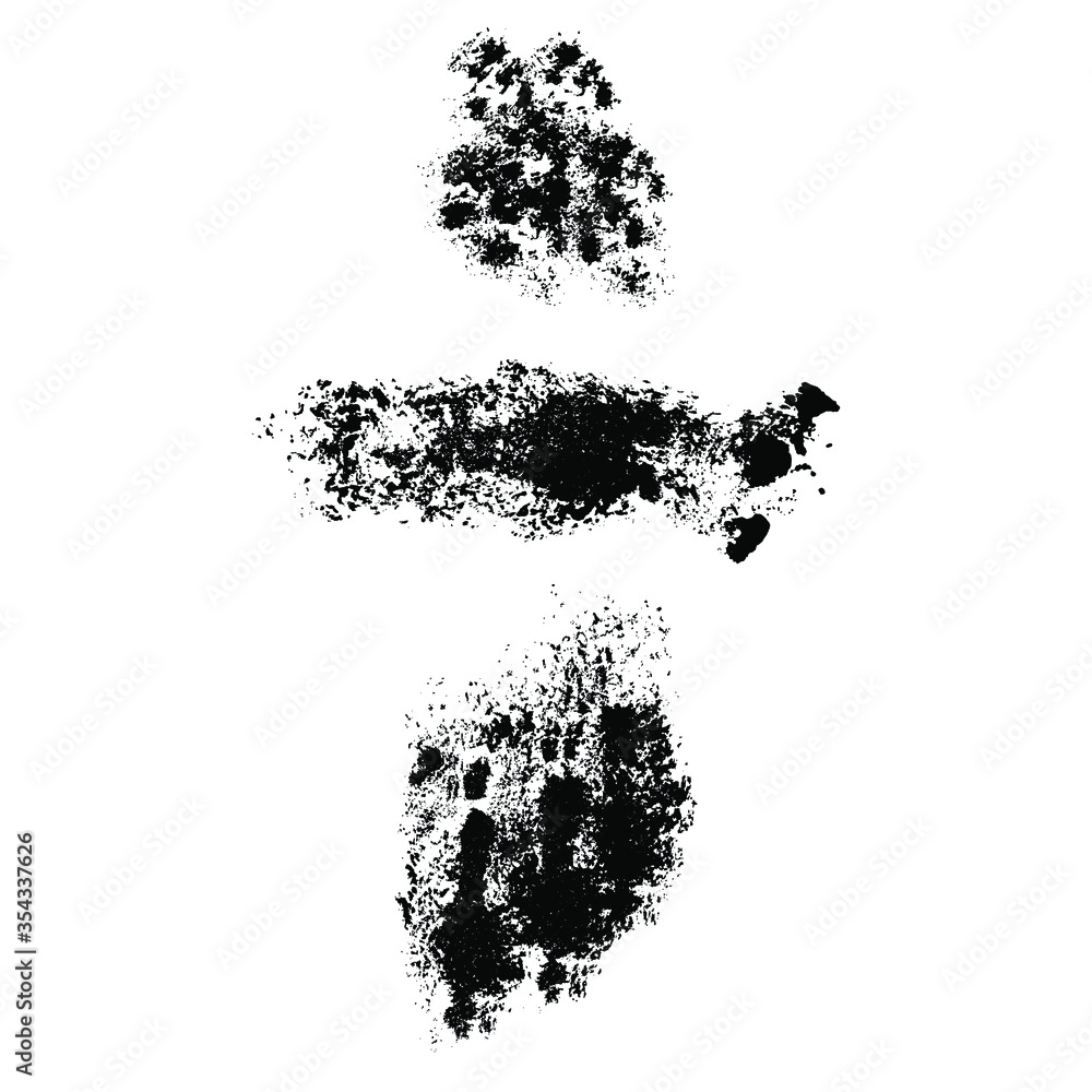 Sponge textures. Paint stamps vector elements. Design, decor, grunge textures Sponge textures. Paint stamps vector elements. Design, decor, grunge textures
