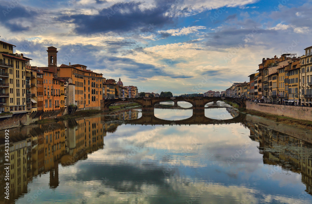 River Arno in Florence, Italy