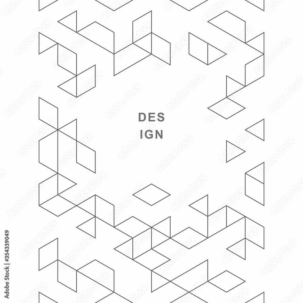 Abstract geometric technological background. Vector creative design. Abstract geometric technological background. Vector creative design.