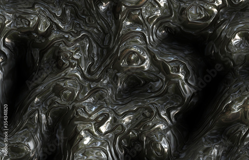 dark abstract futuristic scifi metal art