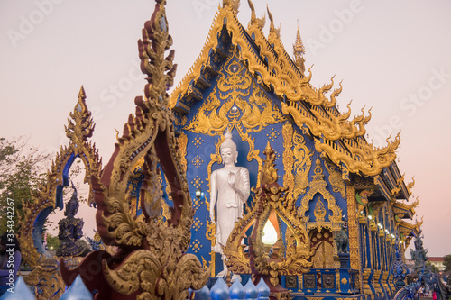 THAILAND CHIANG RAI BLUE TEMPLE