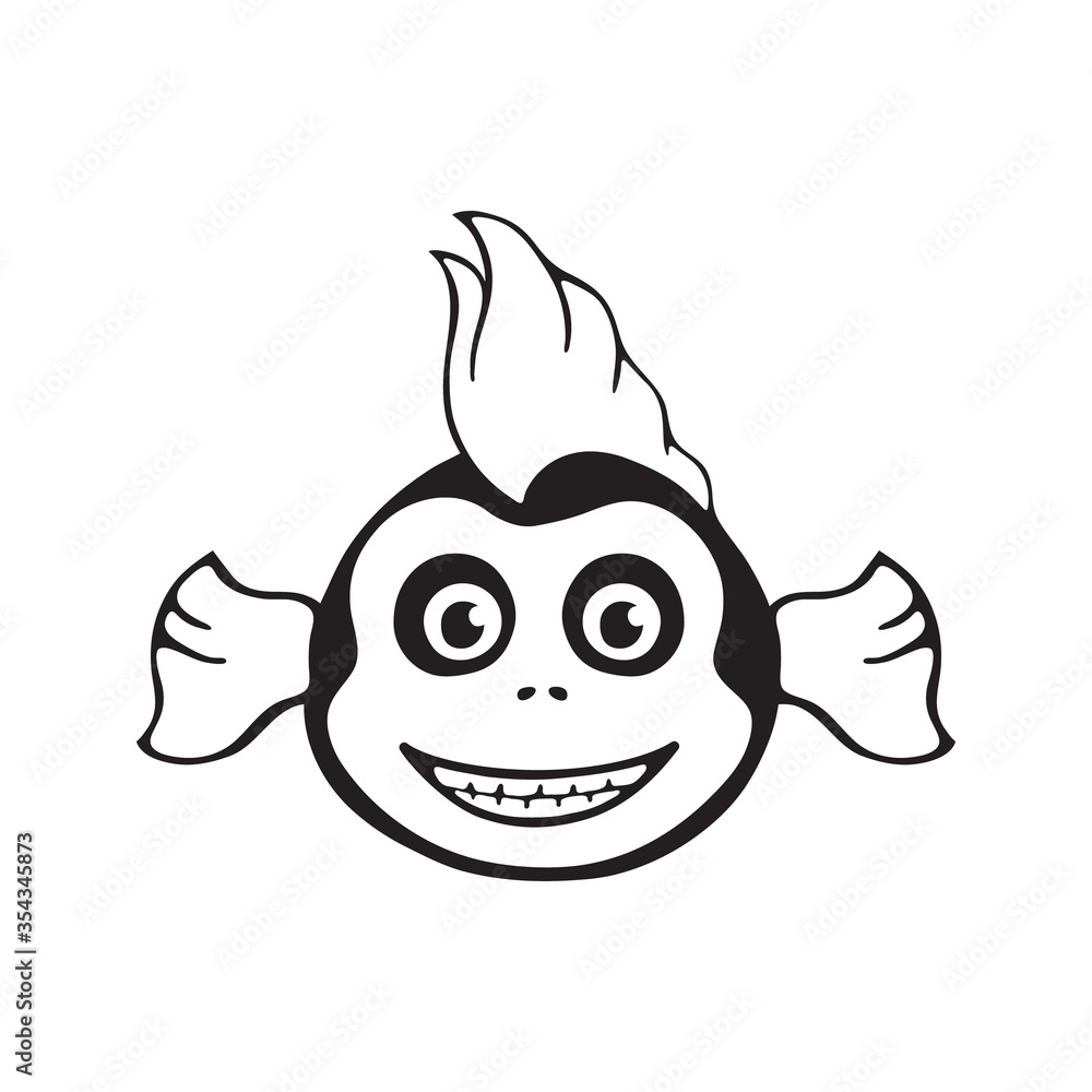 Cute fish skeleton. Halloween template for print, pattern. Cute fish skeleton. Halloween template for print, pattern.