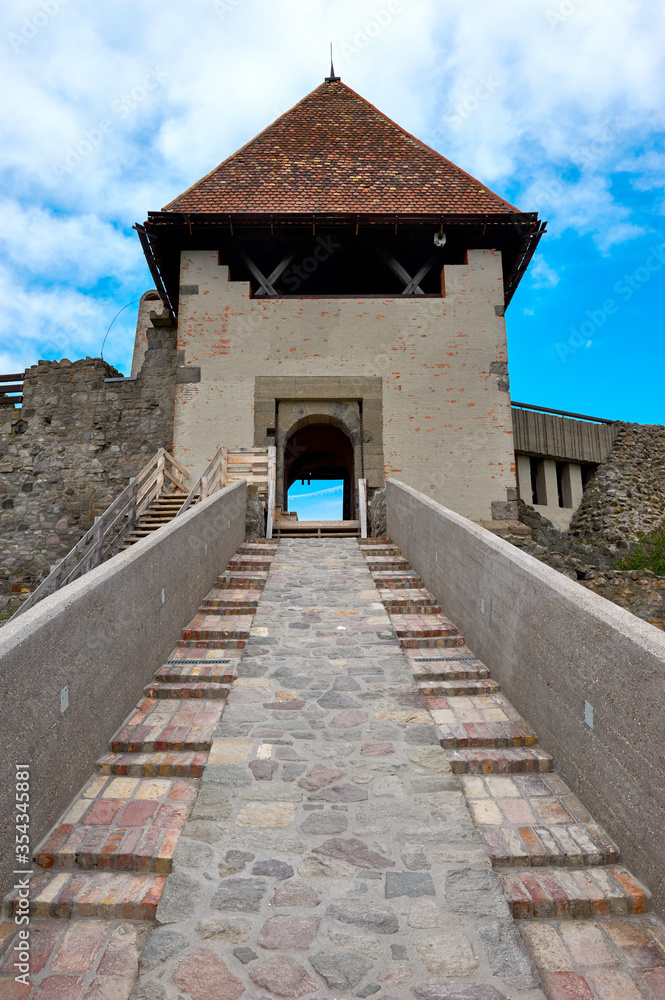 Visiting Visegrrad castle, Hungary