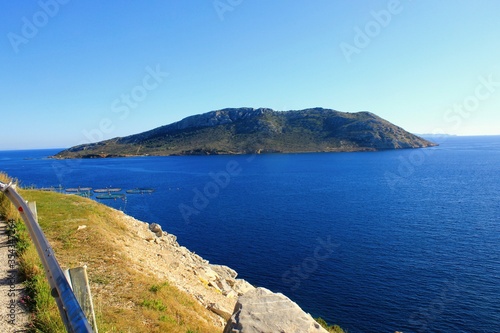 Greece, Attica, view of Patroklos island. photo