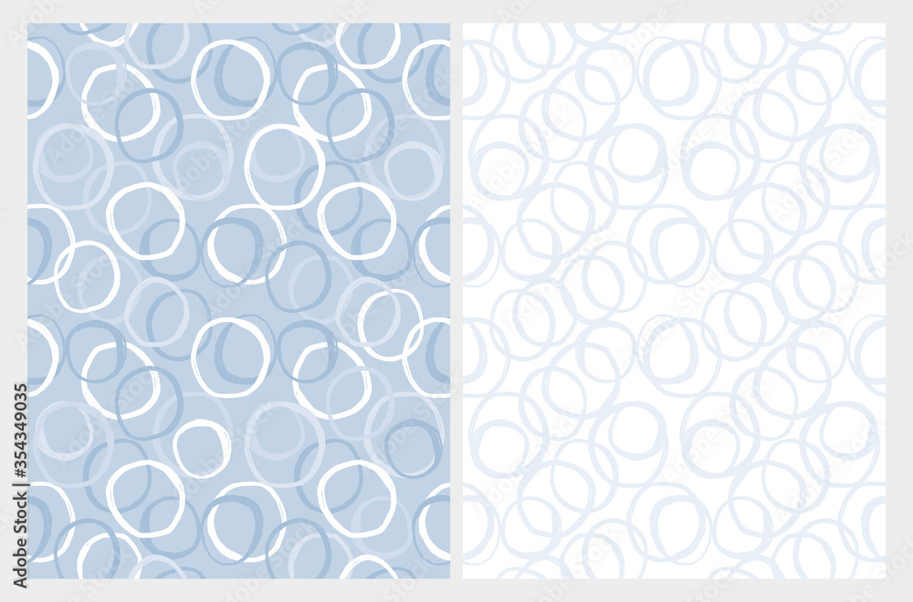 Cute Abstract Seamless Geometric Seamless Vector Patterns. Freehand Circles Isolated on a Light Blue and White Background. Simple Abstract Dotted Vector Prints Ideal for Fabric, Layout. Cute Abstract Seamless Geometric Seamless Vector Patterns. Freehand Circles Isolated on a Light Blue and White Background. Simple Abstract Dotted Vector Prints Ideal for Fabric, Layout.