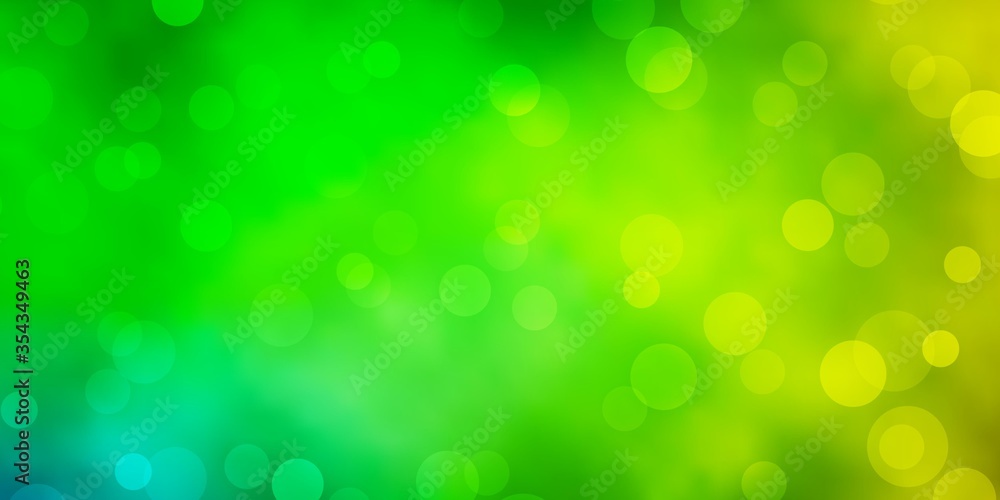 Light Green, Yellow vector template with circles. Abstract illustration with colorful spots in nature style. Design for posters, banners. Light Green, Yellow vector template with circles. Abstract illustration with colorful spots in nature style. Design for posters, banners.