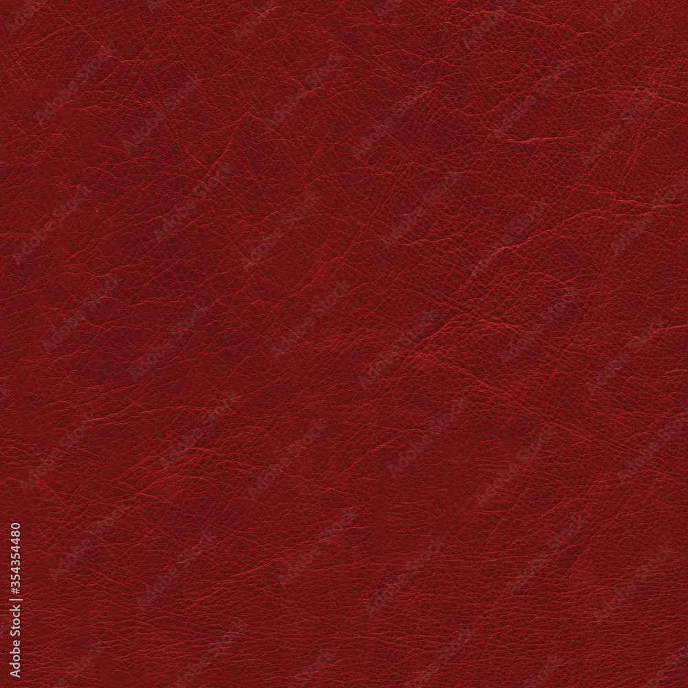 Fototapeta premium Dark red leather texture background
