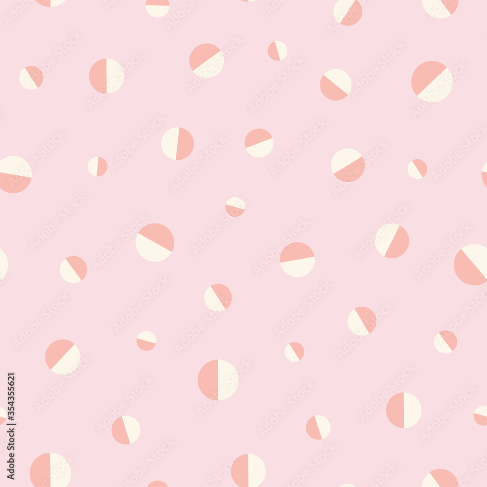ivory blush dot scatter seamless pink background design ivory blush dot scatter seamless pink background design