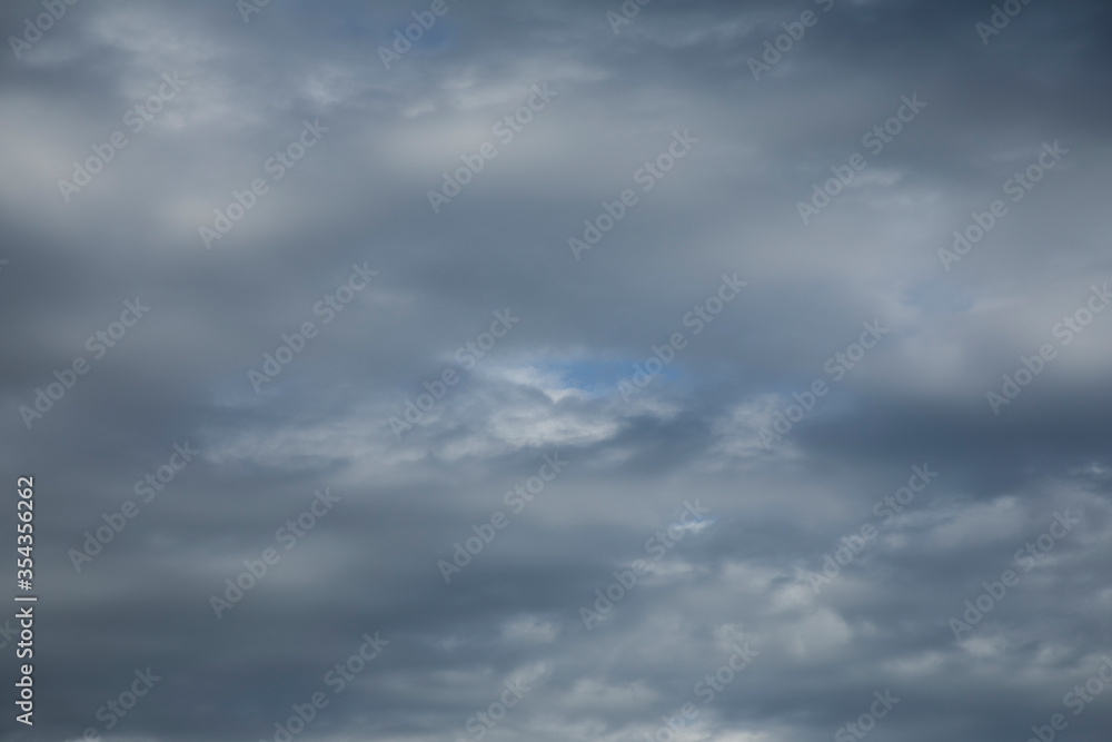 beautiful clouds and stormy sky