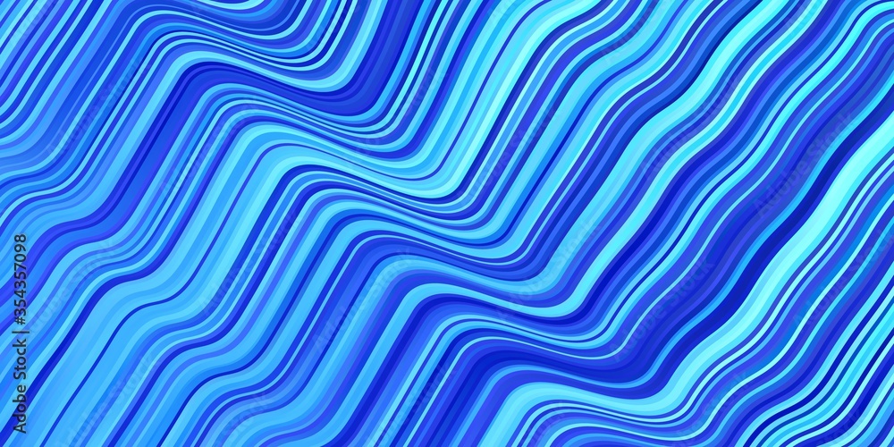 Light BLUE vector background with lines.