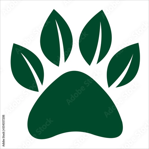 Creative Pet Care Concept Logo Design Template
