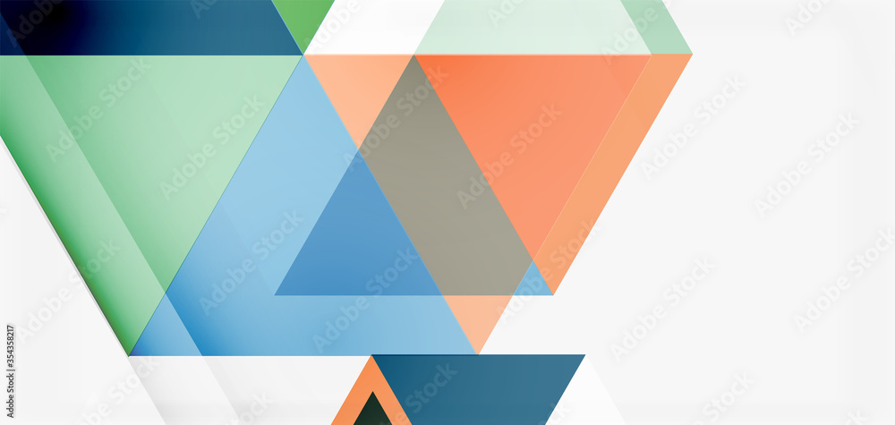 Geometric abstract background, mosaic triangle and hexagon shapes. Trendy abstract layout template for business or technology presentation, internet poster or web brochure cover, wallpaper Geometric abstract background, mosaic triangle and hexagon shapes. Trendy abstract layout template for business or technology presentation, internet poster or web brochure cover, wallpaper
