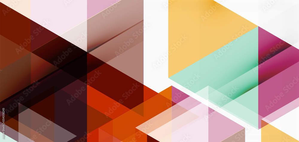 Geometric abstract background, mosaic triangle and hexagon shapes. Trendy abstract layout template for business or technology presentation, internet poster or web brochure cover, wallpaper Geometric abstract background, mosaic triangle and hexagon shapes. Trendy abstract layout template for business or technology presentation, internet poster or web brochure cover, wallpaper