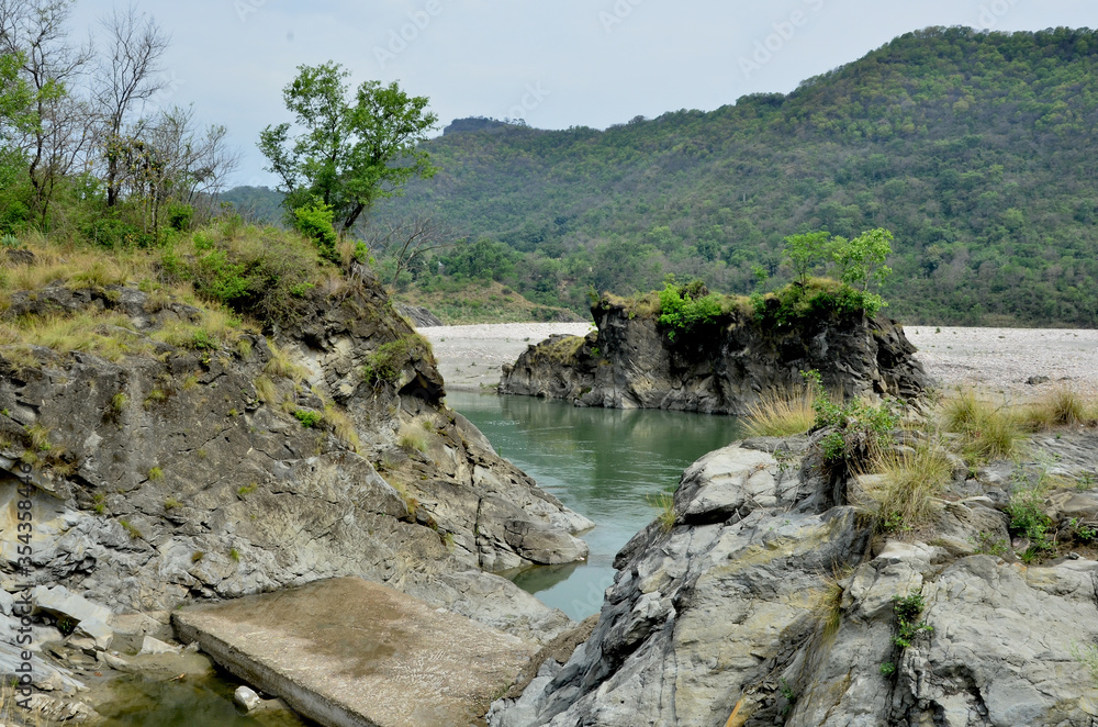 Landscape View of Beas River Nadaun Himachal Pradesh India No. 111