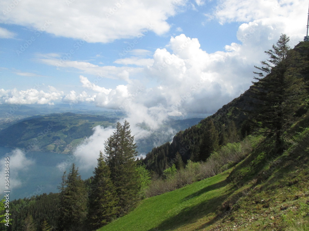 Mt. Rigi and Lake Zug, Siwtzerland