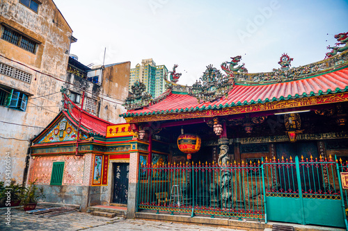 Ha Chuong Hoi Quan Pagoda  Cholon  Chinatown   Ho Chi Minh City  Saigon   Vietnam