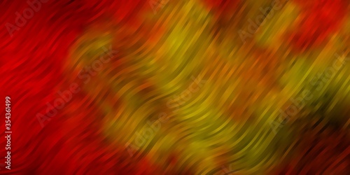 Wallpaper Mural Light Pink, Yellow vector texture with circular arc. Colorful abstract illustration with gradient curves. Template for cellphones. Torontodigital.ca