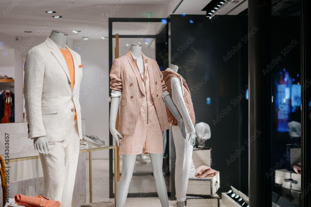 Fototapeta premium clothes store