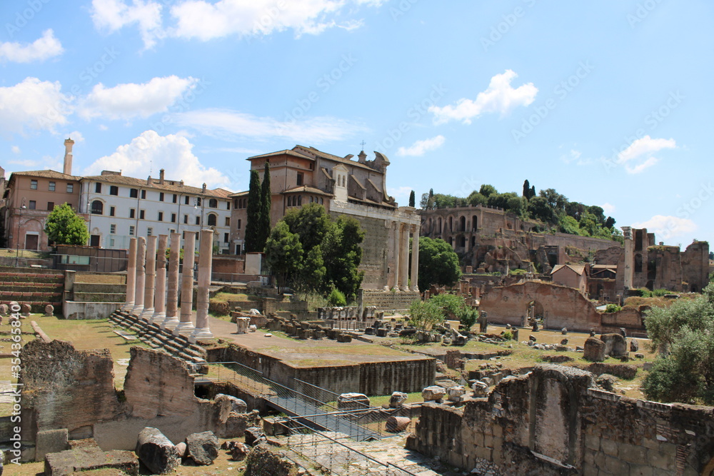 roman forum rome italy