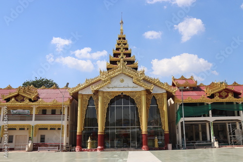 Pagode Botataung à Yangon, Myanmar