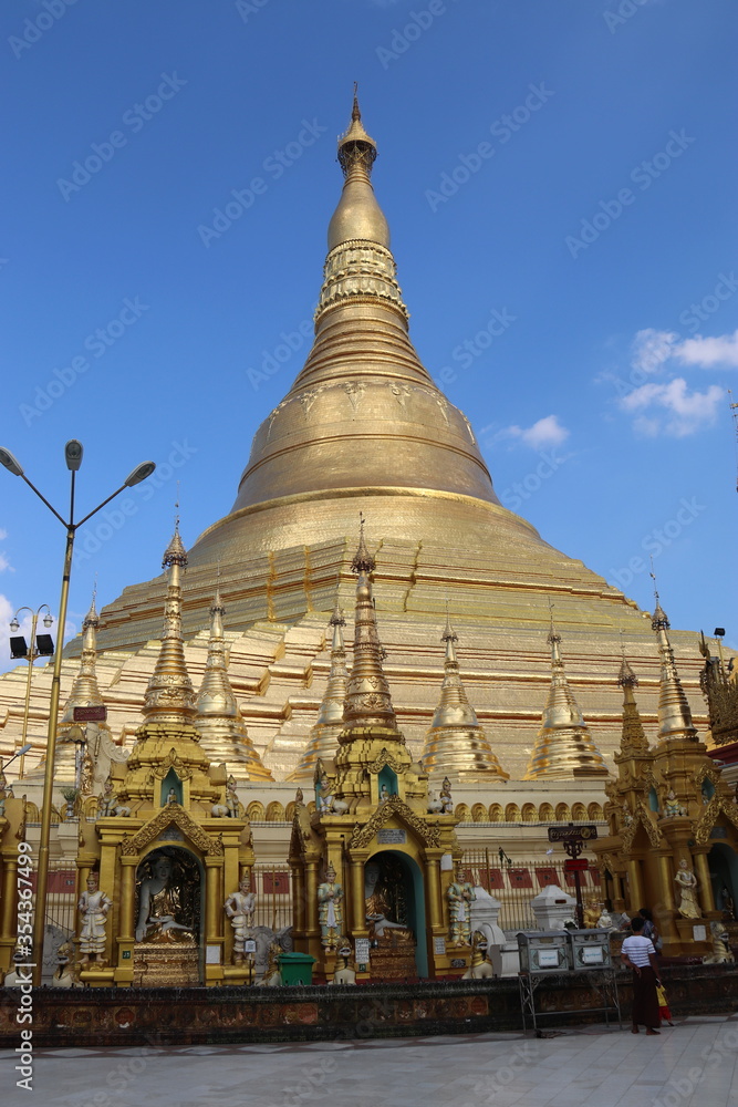 Pagode Shwedagon à Yangon, Myanmar Pagode Shwedagon à Yangon, Myanmar