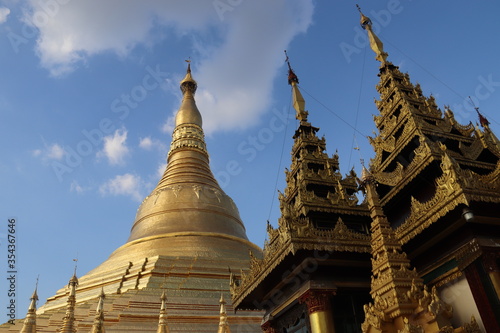 Pagode Shwedagon à Yangon, Myanmar