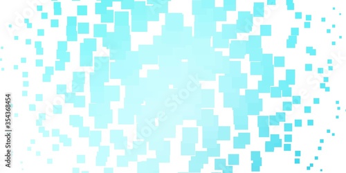 Light Blue  Green vector template in rectangles. Illustration with a set of gradient rectangles. Design for your business promotion.
