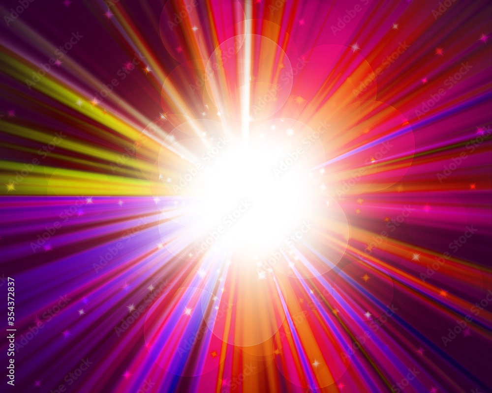 Fototapeta premium magic burst