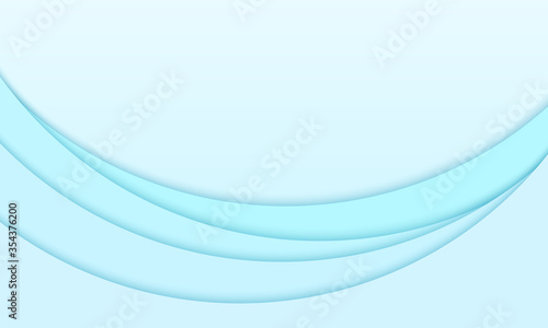 Abstract blue background, wave pattern, circular overlay