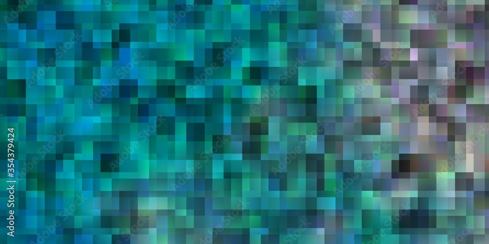 Light BLUE vector texture in rectangular style. Light BLUE vector texture in rectangular style.