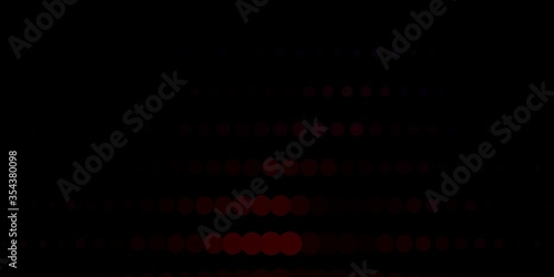 Dark Red vector texture with disks. Colorful illustration with gradient dots in nature style. Pattern for booklets, leaflets.