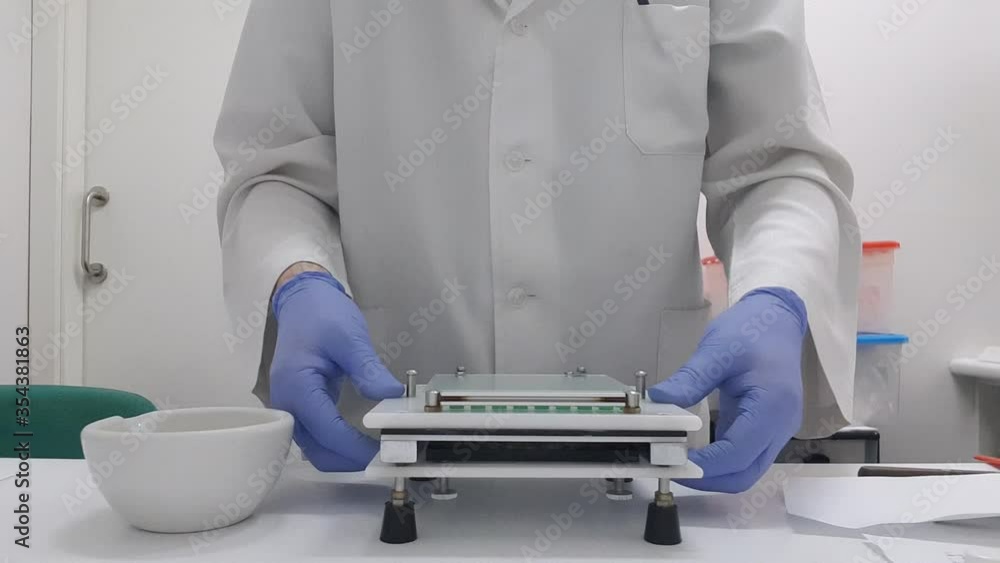 Making a prescription for capsules in the pharmacy Making a prescription for capsules in the pharmacy