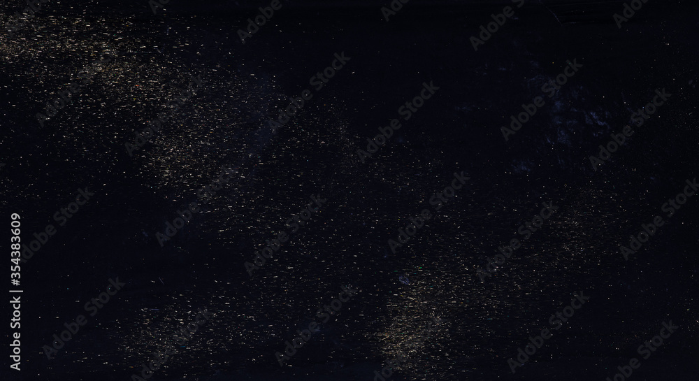 black velvet fabric, black abstract background with gold dust Stock Photo |  Adobe Stock