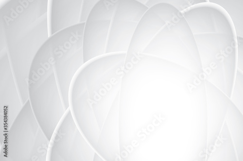 Abstract geometric white and gray color background. Vector, illustration.