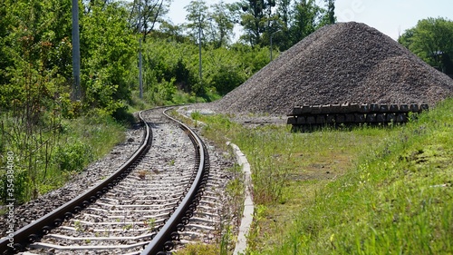 Tory kolejowe w trakcie przebudowy