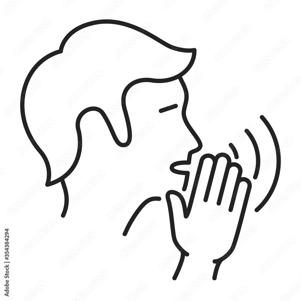 Engage in gossip black line icon. Insult, bad attitude concept. Isolated vector element. Outline pictogram for web page, mobile app, promo. Engage in gossip black line icon. Insult, bad attitude concept. Isolated vector element. Outline pictogram for web page, mobile app, promo.