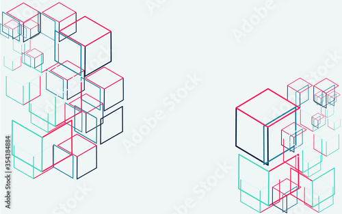 Minimalistic design, creative concept, modern diagonal abstract background Geometric element. Geometric background bright colors and dynamic shape compositions. Vector illustrations.