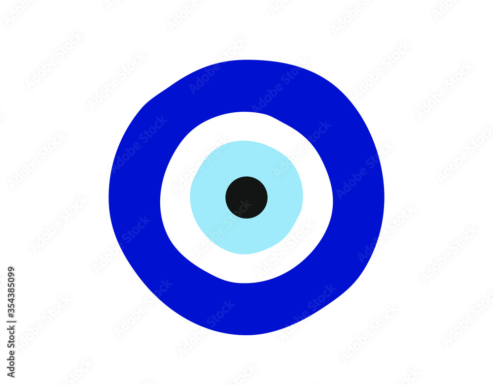 blue eye icon. Evils eye vector design. Evil eye sign. vector de Stock |  Adobe Stock